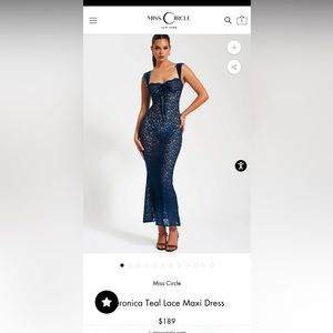 Miss Circle Lace Dress BRAND NEW